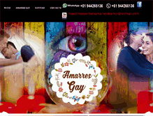 Tablet Screenshot of amarresgayperu.com